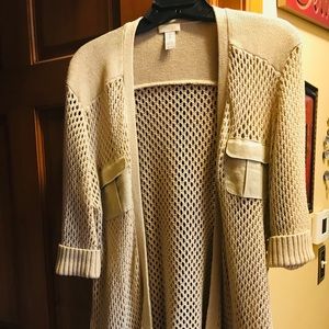 Chico safari short sleeve sweater